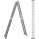 ALDORR Professional - Vouwladder 4 x 6 treden zonder platform - Aluminium - 6,90 meter