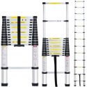 Telescopische Ladder - 13 treeds - Uitklapbaar - Werkhoogte 3.80m