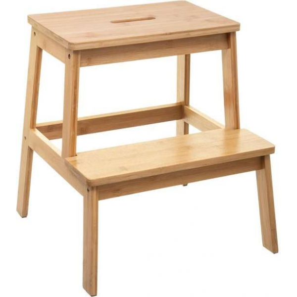 Atmosphera Krukje bamboe - 2 Treden - Trapje - Ladder - Opstapje Atmosphera Krukje bamboe - 2 Treden - Trapje - Ladder - Opstapje