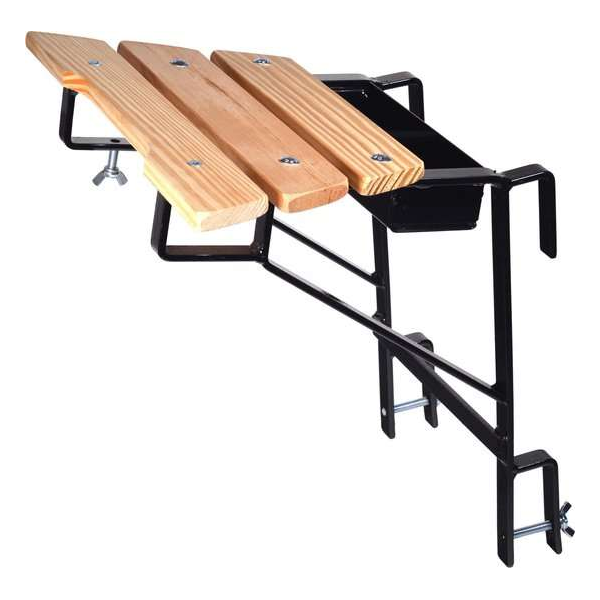 Ladder muurafhouder zwart (sport 30 mm) Ladder muurafhouder zwart (sport 30 mm)