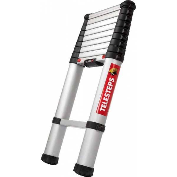 Telesteps 60230-501 Telescoopladder Classico Line - 3.0m - Aluminium - max. werkhoogte 3.80 m. Telesteps 60230-501 Telescoopladder Classico Line - 3.0m - Aluminium - max. werkhoogte 3.80 m.