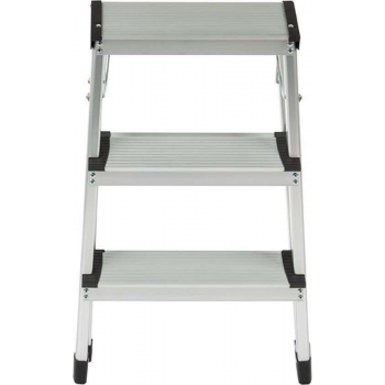 Escalo - Aluminium huishoudtrapje Steppy 3 treden - Extra stevig