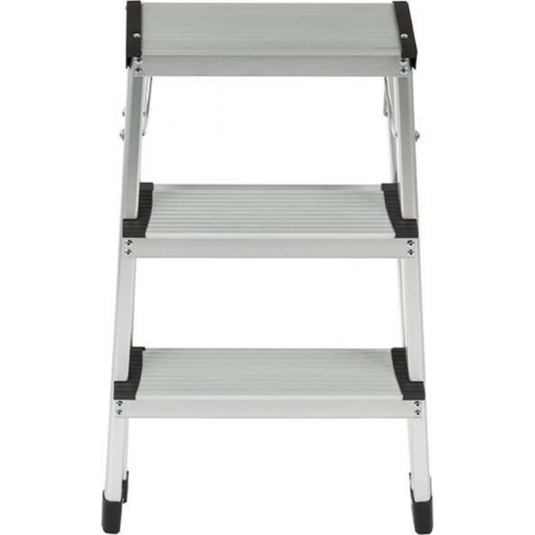 Escalo - Aluminium huishoudtrapje Steppy 3 treden - Extra stevig Escalo - Aluminium huishoudtrapje Steppy 3 treden - Extra stevig