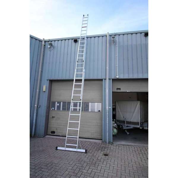 Professionele Schuifladder 3-delig 3 x 14 treden Professionele Schuifladder 3-delig 3 x 14 treden