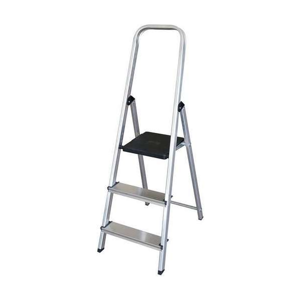 ladder 3 treden- Huishoudtrap- Aluminium- Lichtgewicht- ladder 3 treden- Huishoudtrap- Aluminium- Lichtgewicht-