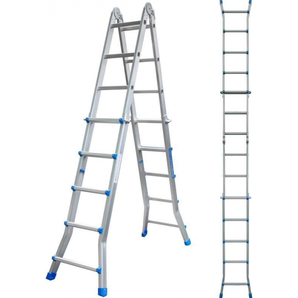 ALDORR Home - Little Giant Uitschuifbare Vouwladder 4x5 - 5,10 meter ALDORR Home - Little Giant Uitschuifbare Vouwladder 4x5 - 5,10 meter