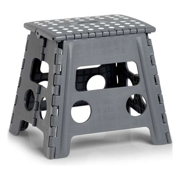 Donkergrijs opvouwbaar opstapje/opstapkrukje 37 x 32 cm - Huishouding - Huishoudkrukjes/opstapjes - Toiletkrukje Donkergrijs opvouwbaar opstapje/opstapkrukje 37 x 32 cm - Huishouding - Huishoudkrukjes/opstapjes - Toiletkrukje