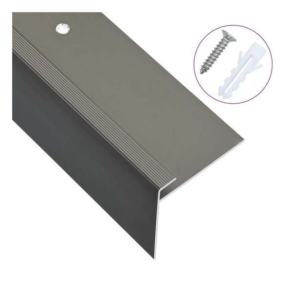 vidaXL Trapneuzen F-vormig 15 st 100 cm aluminium bruin vidaXL Trapneuzen F-vormig 15 st 100 cm aluminium bruin