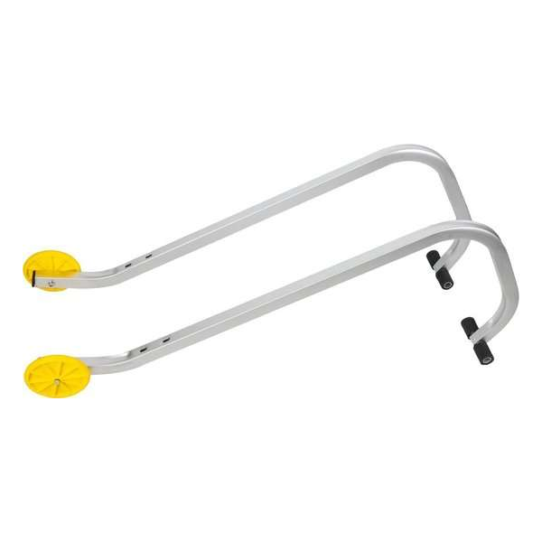 ALDORR Aluminium Nokhaak Met Wielen - Geschikt Voor Alle Ladders ALDORR Aluminium Nokhaak Met Wielen - Geschikt Voor Alle Ladders