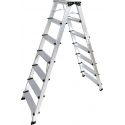 Industrietrap Werktrap Dubbel Oploopbaar 7 Treden 150 cm hoog