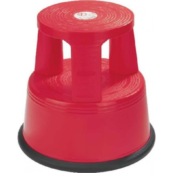 DESQ® opstapkruk - Rood - Kunststof - Hoogte 42,6 cm DESQ® opstapkruk - Rood - Kunststof - Hoogte 42,6 cm