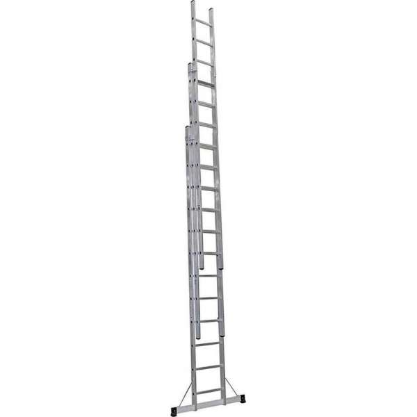 Professionele Schuifladder 3-delig 3 x 10 sporten Professionele Schuifladder 3-delig 3 x 10 sporten