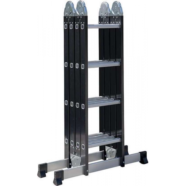 Escalo – Ladder – Multifold – Vouwladder - 2-in-1 – Zwart Escalo – Ladder – Multifold – Vouwladder - 2-in-1 – Zwart