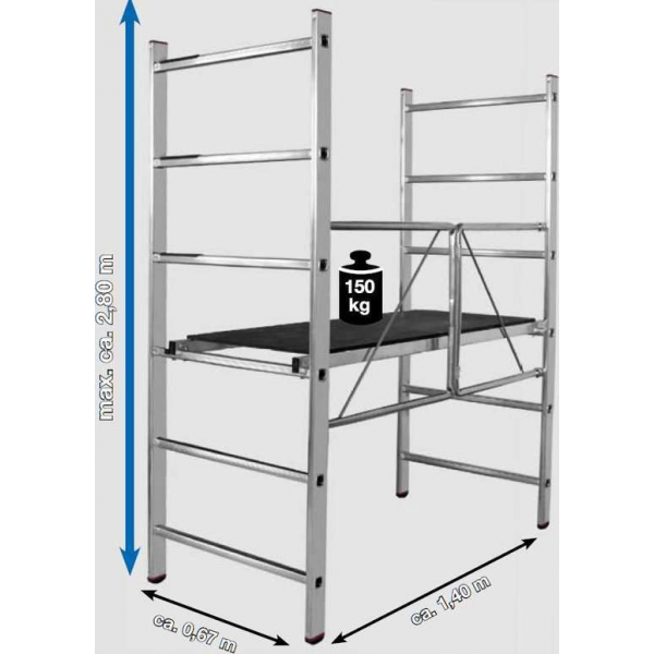 Plooibare Opvouwbaar Stelling -Steiger Plooibare Opvouwbaar Stelling -Steiger