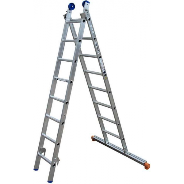 Alumexx XD ladder 2-delig - 2x8 treden Alumexx XD ladder 2-delig - 2x8 treden