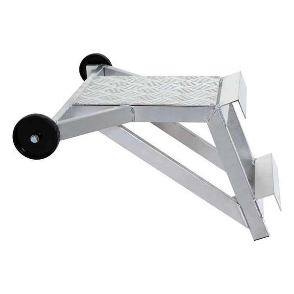 Aluminium ladderafhouder + traanplaat Aluminium ladderafhouder + traanplaat