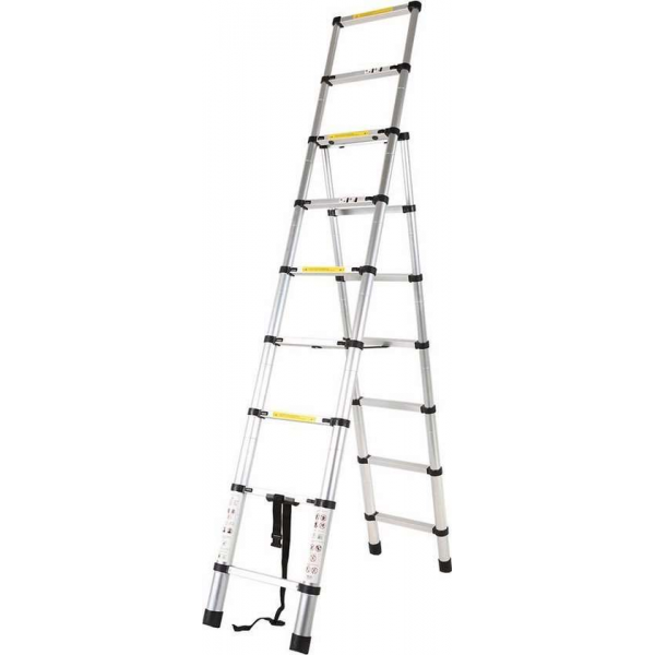 Telescopische Combi Ladder Oversteek/Reformladder - 2,6M + 2M Telescopische Combi Ladder Oversteek/Reformladder - 2,6M + 2M