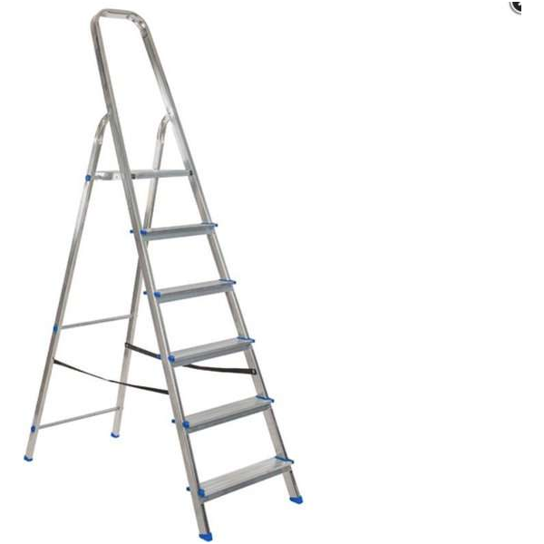 Easy Step Aluminium trapladder 6 treden Easy Step Aluminium trapladder 6 treden