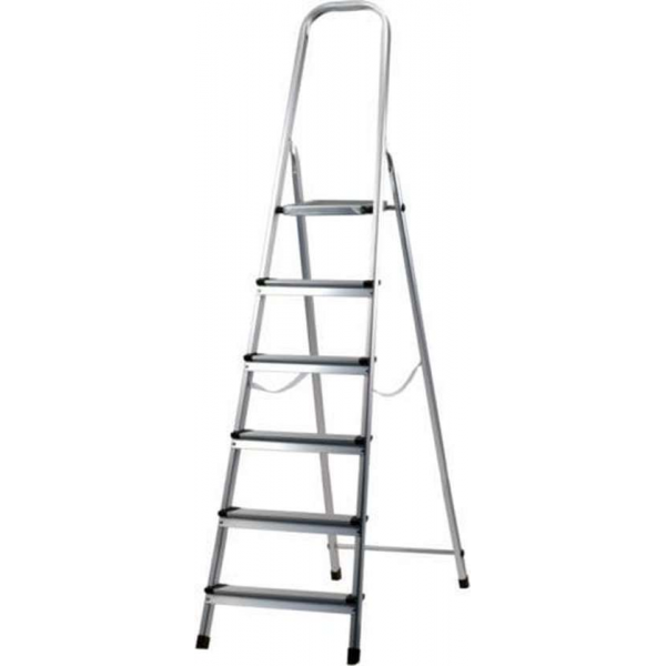 Trapladder Aluminium 6 Treden Trapladder Aluminium 6 Treden