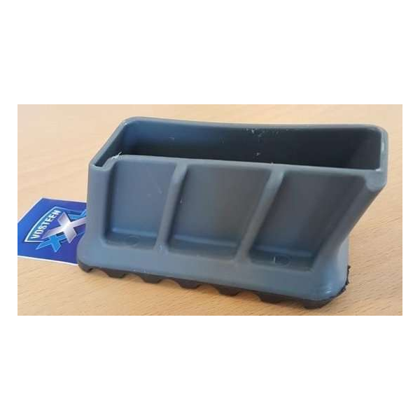 ASC Premium bordestrap dop groot - grijs/zwart - Per 2 stuks ASC Premium bordestrap dop groot - grijs/zwart - Per 2 stuks