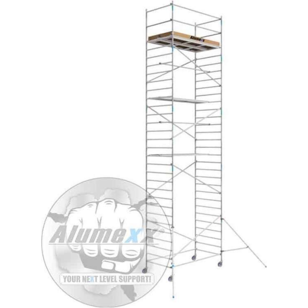 Basic rolsteiger 135 x 10,2m werkhoogte en lengte platform Basic rolsteiger 135 x 10,2m werkhoogte en lengte platform