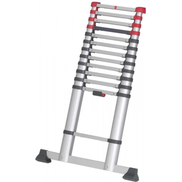 Hailo Telescoopladder FlexLine 260 380 cm aluminium 7113-131 Hailo Telescoopladder FlexLine 260 380 cm aluminium 7113-131