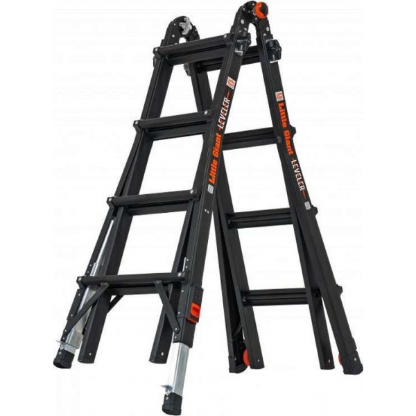Little Giant Black Pro Leveler Vouwladder - 4x6 Sporten Little Giant Black Pro Leveler Vouwladder - 4x6 Sporten