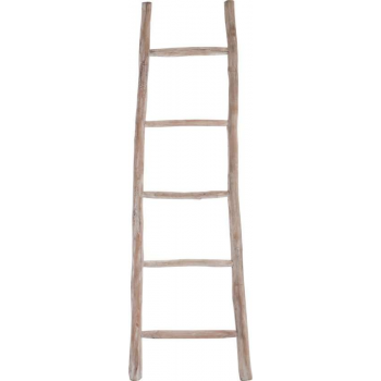 J-Line Ladder 5Delig Hout White Wash