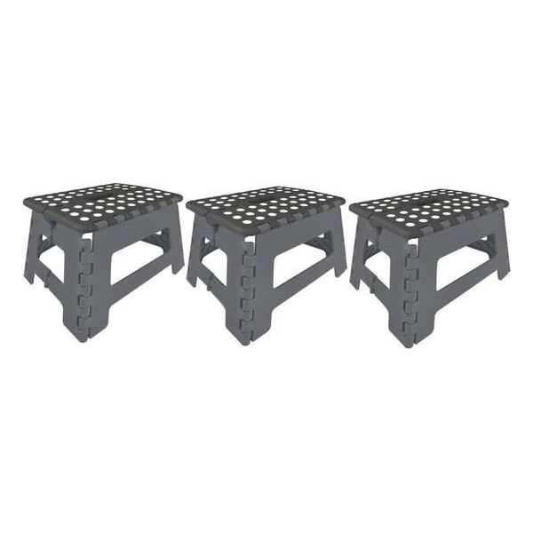 3x Inklapbare opstapkruk / keukentrapje - 29 x 21,5 x 22 cm - opstapkrukje 3x Inklapbare opstapkruk / keukentrapje - 29 x 21,5 x 22 cm - opstapkrukje
