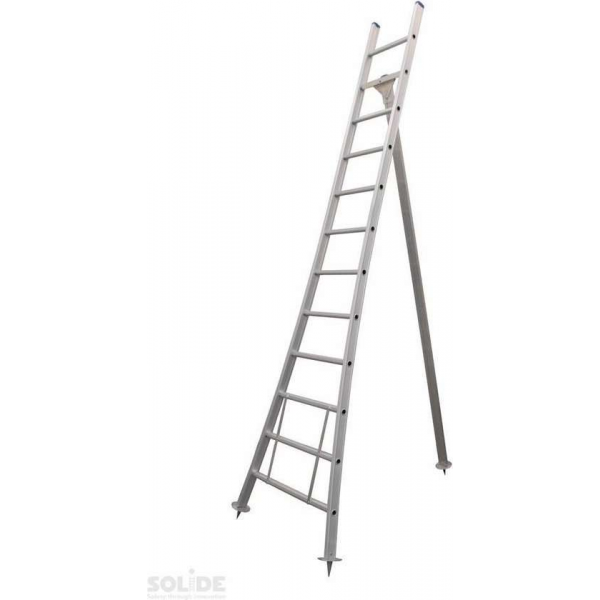Plukladder Type G enkel uitgebogen 1x12 sporten Plukladder Type G enkel uitgebogen 1x12 sporten