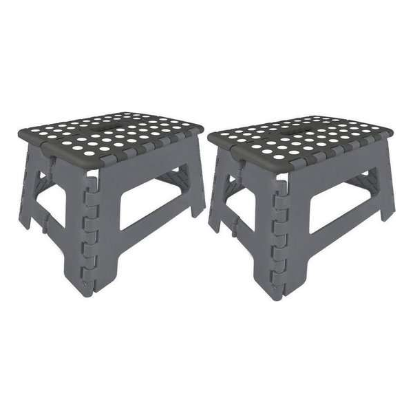 2x Inklapbare opstapkruk / keukentrapje - 29 x 21,5 x 22 cm - opstapkrukje 2x Inklapbare opstapkruk / keukentrapje - 29 x 21,5 x 22 cm - opstapkrukje