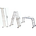 Ladder / Werkladder met Werkplatform - Aluminium - 4 x 3 Treden