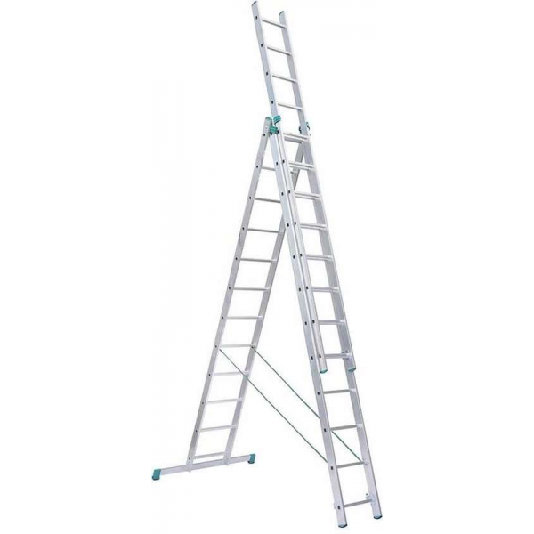 Eurostairs Home Driedelige Reformladder - 3x12 Treden Eurostairs Home Driedelige Reformladder - 3x12 Treden