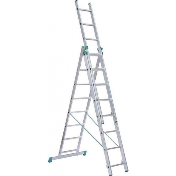 Eurostairs Home Driedelige Reformladder - 3x8 Treden Eurostairs Home Driedelige Reformladder - 3x8 Treden