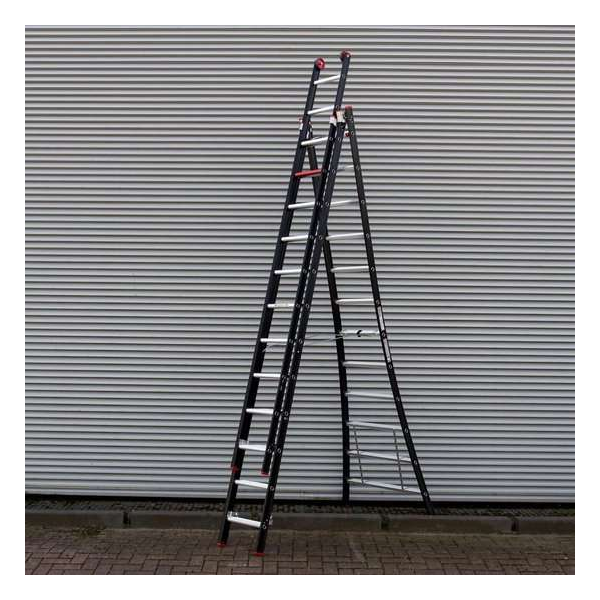 Altrex Nevada Reformladder 3x12 sporten - Anti Slip - Werkhoogte 5.35m