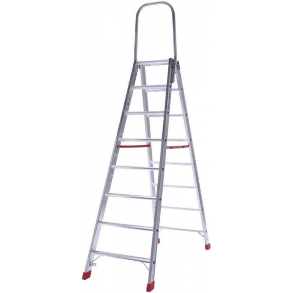 Dubbele Trap 2x8(max. werkhoogte 3,86 m) Dubbele Trap 2x8(max. werkhoogte 3,86 m)