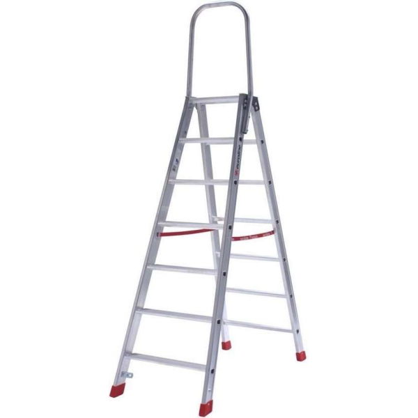Dubbele Trap 2x7 (max. werkhoogte 3,61 m) Dubbele Trap 2x7 (max. werkhoogte 3,61 m)