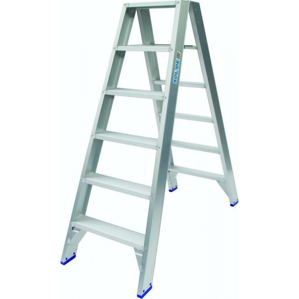 Dubbele Trap 2x6 treden (max. werkhoogte 3,50 m) Dubbele Trap 2x6 treden (max. werkhoogte 3,50 m)