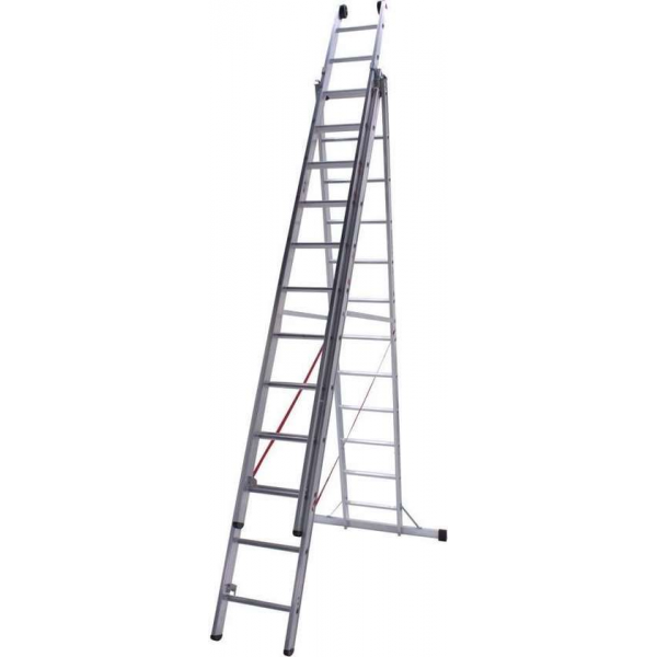 Ladder driedelig recht 3x10 sporten Ladder driedelig recht 3x10 sporten