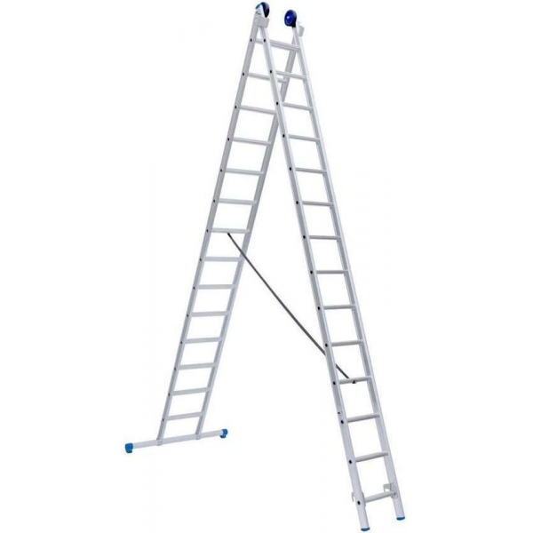Eurostairs Reform ladder dubbel recht 2x8 sporten Eurostairs Reform ladder dubbel recht 2x8 sporten
