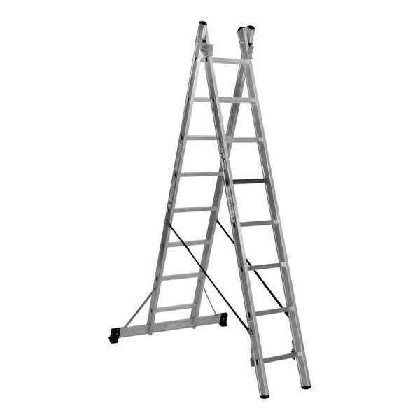 Professionele Reformladder 2-delig 2 x 8 treden Professionele Reformladder 2-delig 2 x 8 treden