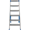 Escalo – Industriële trapladder  – Sparta Duo – Aluminium – 2x6 treden – 129 cm