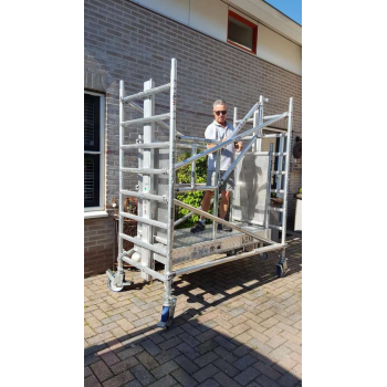Rolsteiger Hoogwerker de Alulift werkhoogte 800 cm - De Solarlift bij uitstek! 250 kg belastbaar.