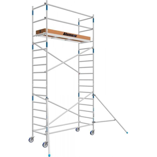 Basic rolsteiger 90 x 6.2 mtr werkhoogte 1.0 en lengte platform Basic rolsteiger 90 x 6.2 mtr werkhoogte 1.0 en lengte platform