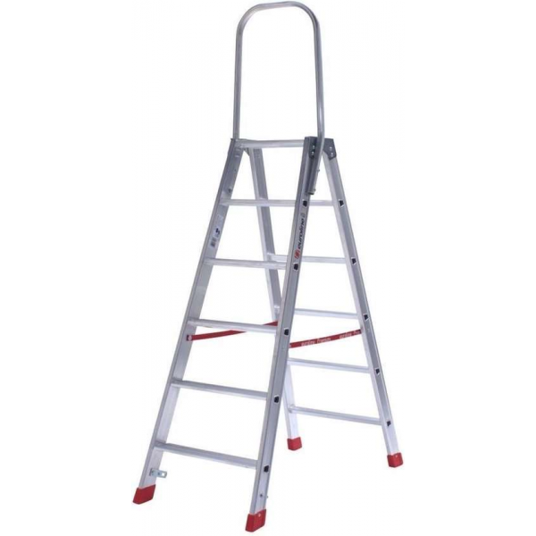 Dubbele Trap 2x6 (max. werkhoogte 3,41 m) Dubbele Trap 2x6 (max. werkhoogte 3,41 m)