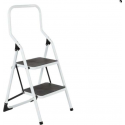 Trapladder BIG STEP met hoge leuning wit