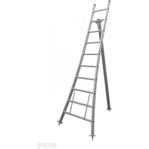 Plukladder Type G enkel uitgebogen 1x10 sporten Plukladder Type G enkel uitgebogen 1x10 sporten