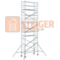 Rolsteiger Standaard 90x250 9,2m werkhoogte carbon vloer