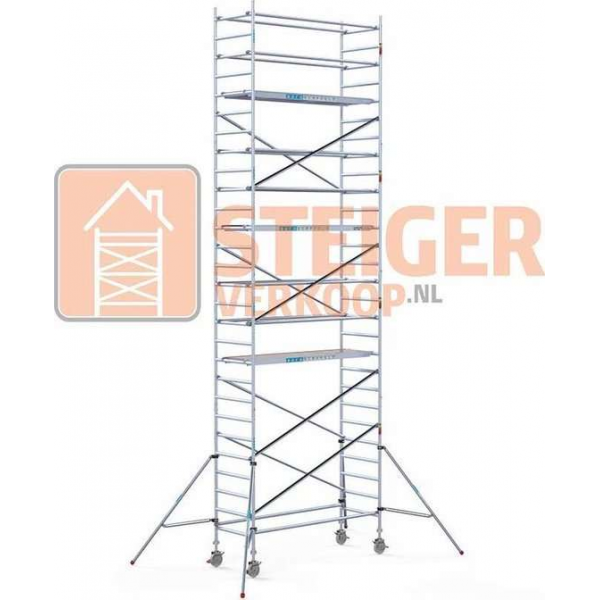 Rolsteiger Standaard 90x250 9,2m werkhoogte carbon vloer Rolsteiger Standaard 90x250 9,2m werkhoogte carbon vloer
