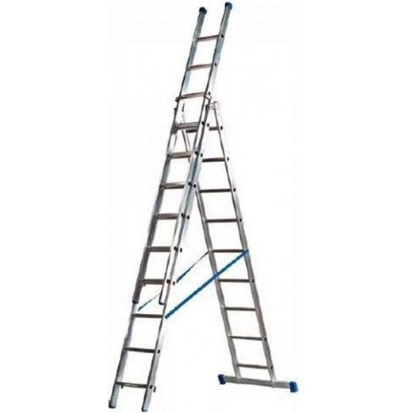 Maxall Reformladder driedelig recht 3x9 sporten Maxall Reformladder driedelig recht 3x9 sporten